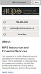 Mobile Screenshot of mpsinsurance.ca